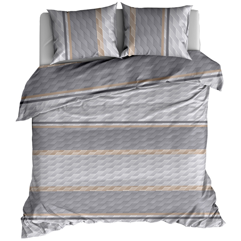 Pościel flanelowa Skandynawska szara 180x200