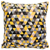 Poszewka bawełniana Mozaika miodowa 50x50