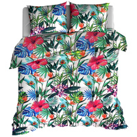 Pościel bawełniana Kolorowa dżungla 150x200