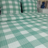 Pościel z kory Krata miętowa 160x200