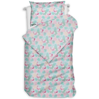 Pościel bawełniana Flamingi pastelowe 140x200