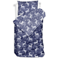 Pościel bawełniana Nocne renifery  140x200