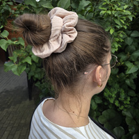 Gumka do włosów Muślinowa STANDARD Scrunchies Beżowa