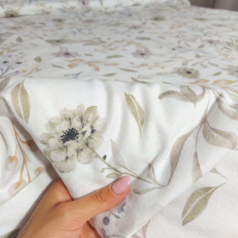 Pościel flanelowa Letnia łąka 140x200