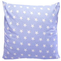 Poszewka bawełniana Gwiazdka niebieska 30x50