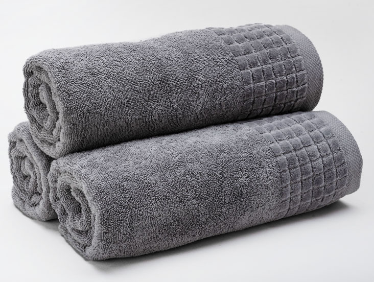 Ręcznik Larisa Stalowy 50x100