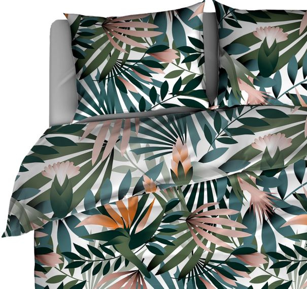 Pościel bawełniana Juka łososiowa 160x200