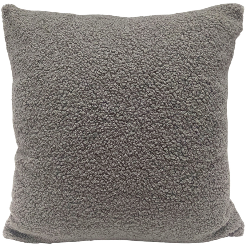 Poszewka Boucle Bukle Baranek szara 40x40