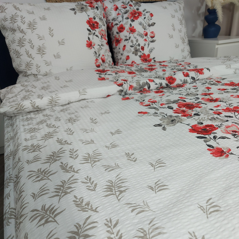 Pościel z kory Malowane kwiaty 160x200