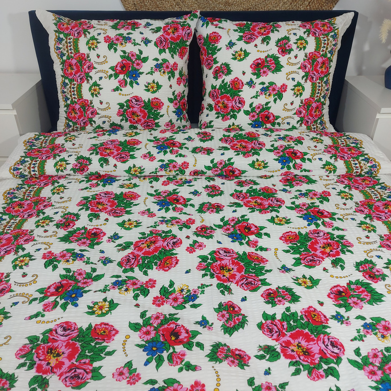 Pościel z kory Biała halka góralska 160x200