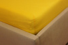 Prześcieradło jersey z gumką żółte 60x120