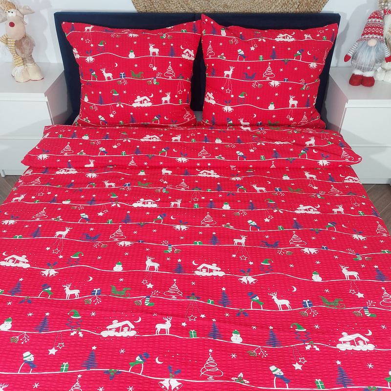 Pościel z kory Zimowa 160x200