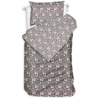 Pościel bawełniana Różyczki w szarości 135x200