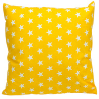 Poszewka bawełniana Gwiazdka żółta 70x80