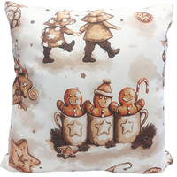 Poszewka bawełniana Świąteczne ciasteczka 30x30