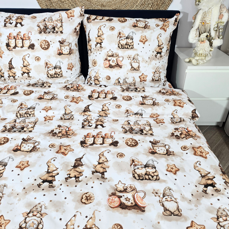 Pościel bawełniana Świąteczne pierniki 140x200