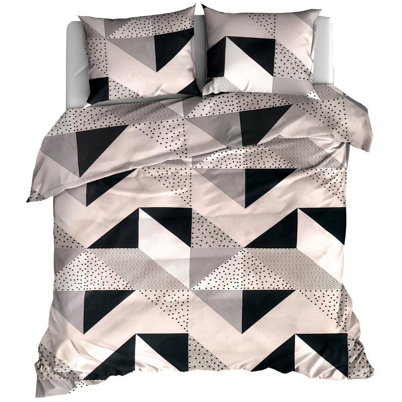 Pościel bawełniana Trójkąty i kwadraty 150x200