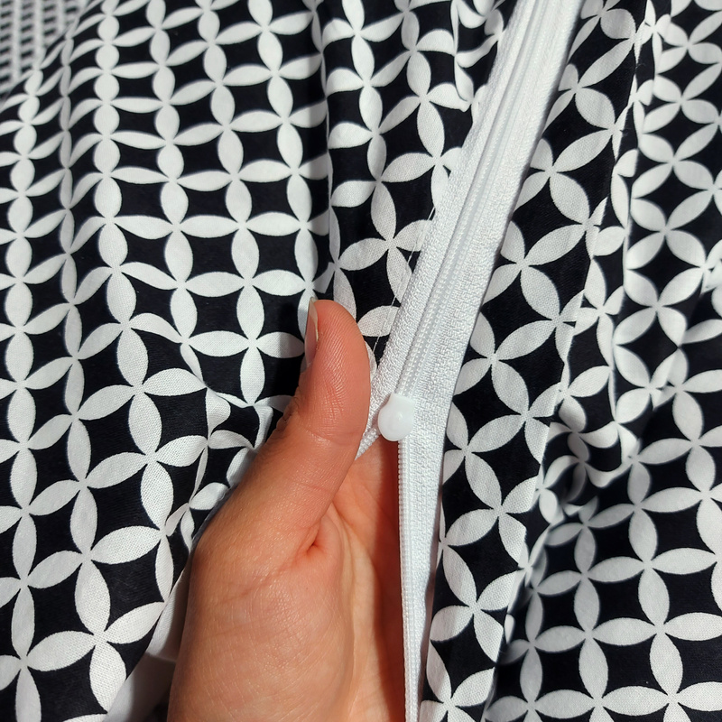 Pościel bawełniana Marrakesz czarny 135x200