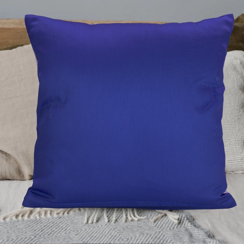 Poszewka z satyny bawełnianej Kobaltowa 50x60