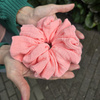 Gumka do włosów Muślinowa MAXI Scrunchies Morela