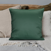 Poszewka z satyny bawełnianej Butelkowa zieleń 45x45