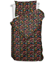 Pościel bawełniana Czarne motylki łowickie 140x200