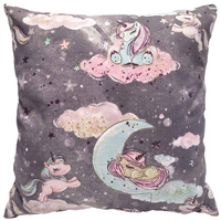 Poszewka bawełniana Jednorożce chmurka 70x80
