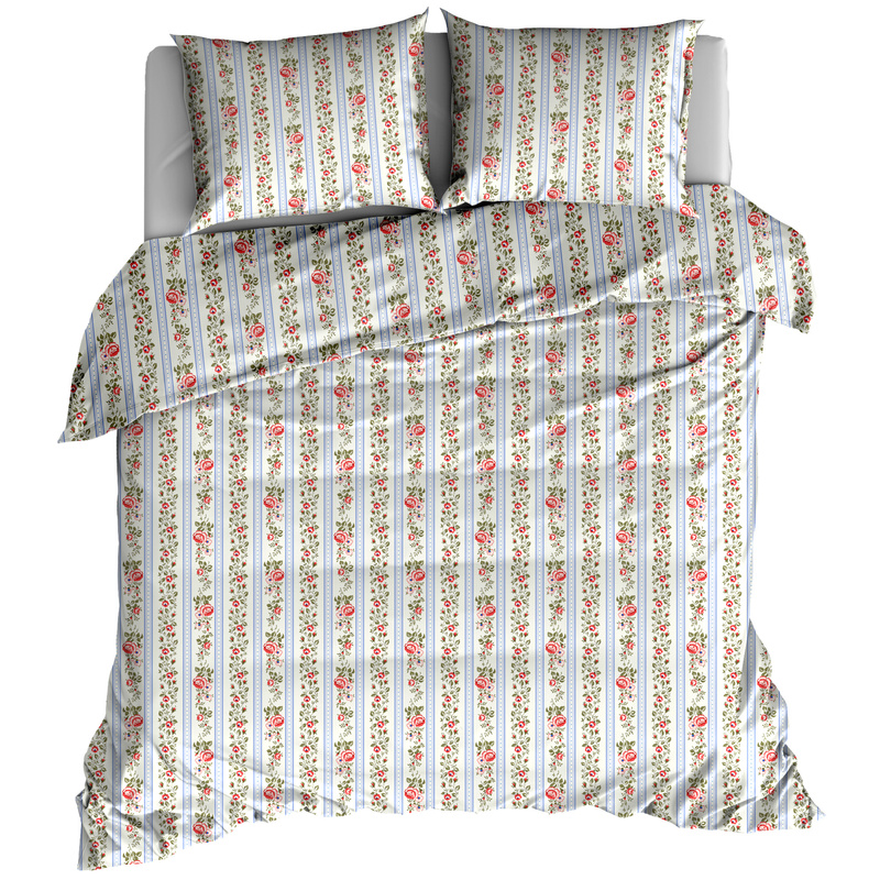 Pościel flanelowa Kwiaty serwetka 160x200