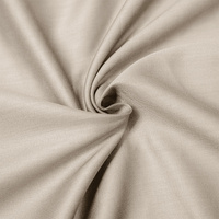 Prześcieradło satyna bawełniana bez gumki Beżowe 220x240