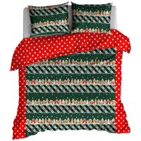 Pościel bawełniana Piernikowe domki 220x200