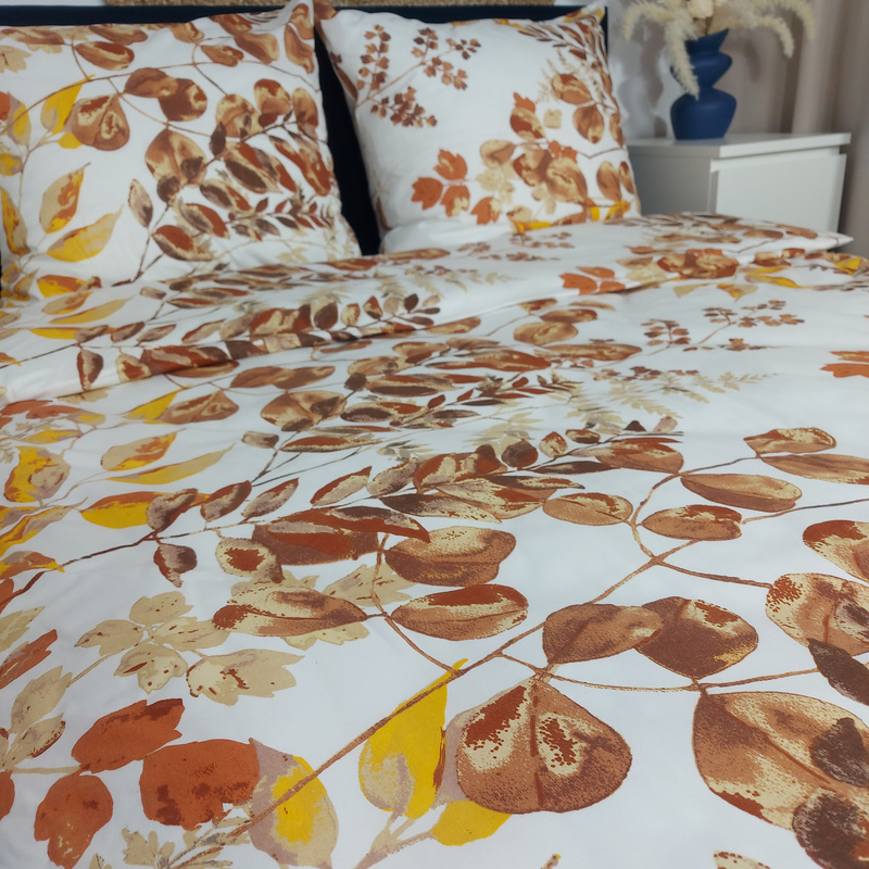 Pościel bawełniana Jesienne liście 160x200
