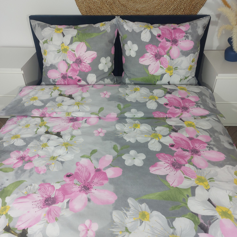 Pościel bawełniana Dotyk kwiatów 150x200