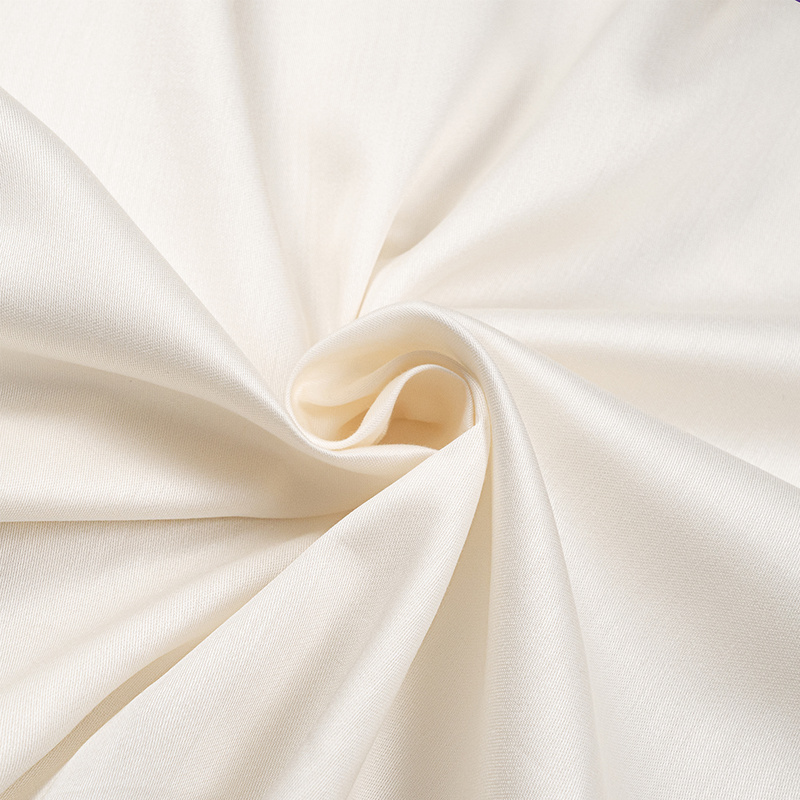 Prześcieradło satyna bawełniana bez gumki Ecru 160x200