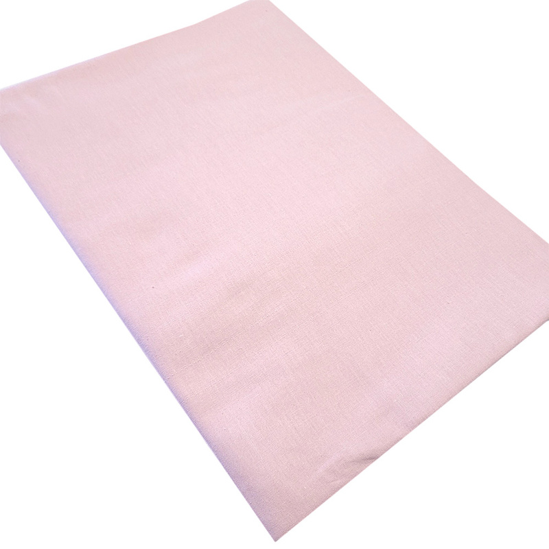 Prześcieradło bawełniane bez gumki Różowe 220x240