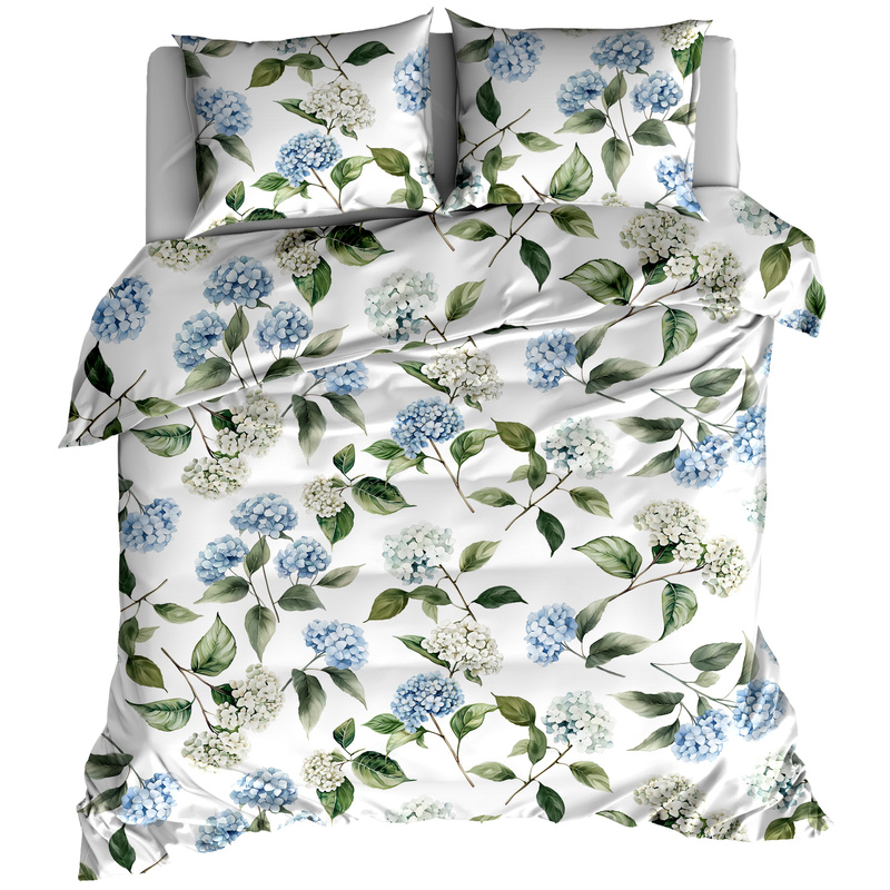 Pościel flanelowa Hortensje 160x200