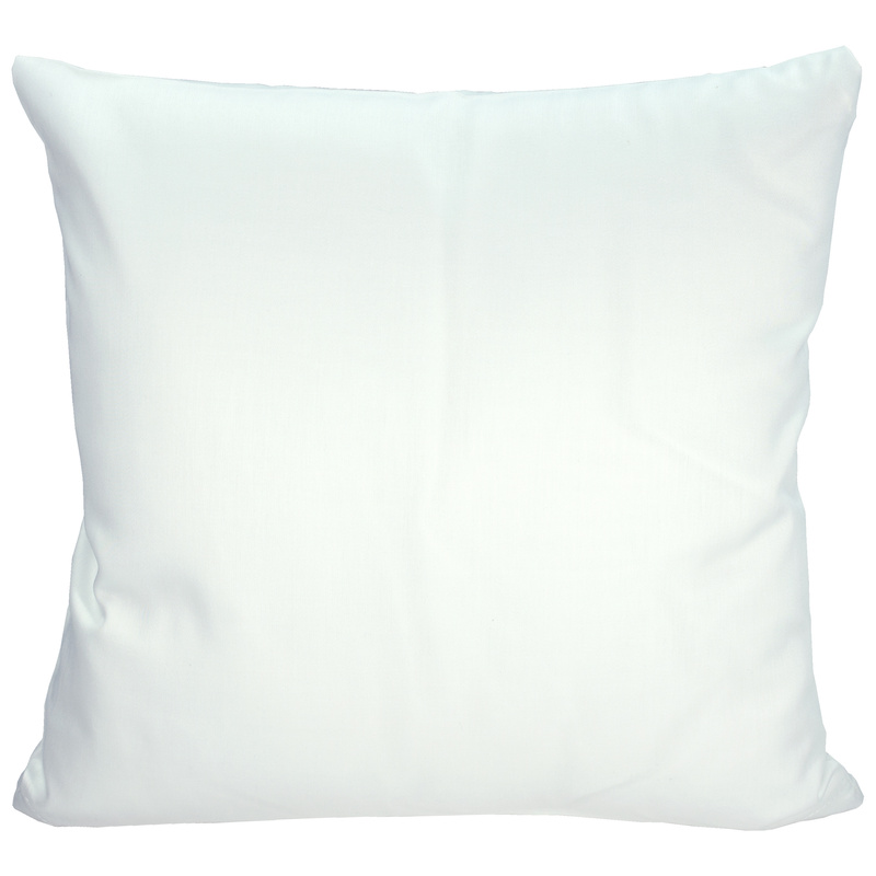 Poszewka z satyny bawełnianej Biała 45x45
