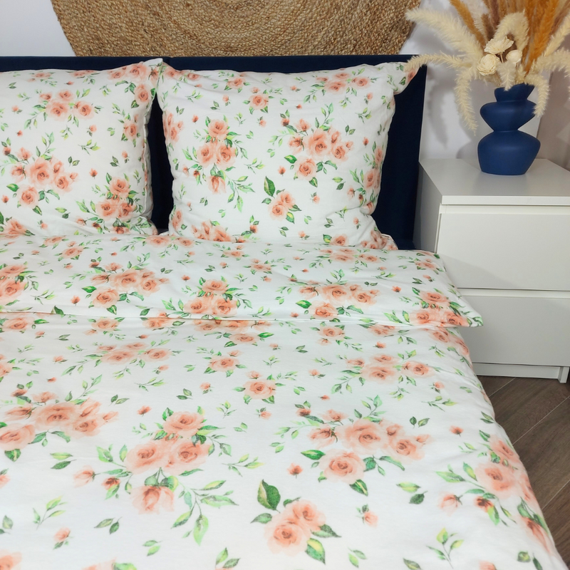 Pościel flanelowa Róże 160x200