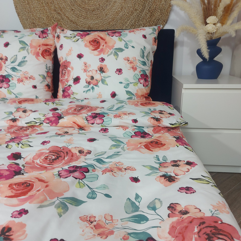 Pościel bawełniana Róże 135x200