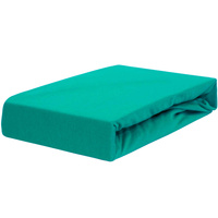 Prześcieradło jersey z gumką butelkowa zieleń 60x120