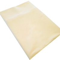Prześcieradło bawełniane bez gumki Kremowe 180x220