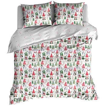 Pościel bawełniana Kolorowe skrzaty 150x200