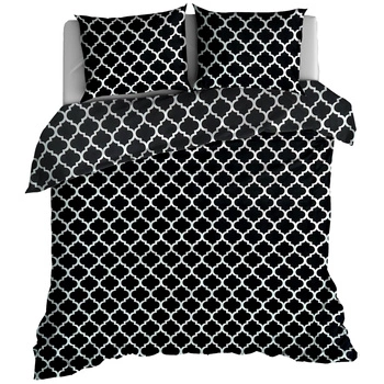 Pościel bawełniana Maroko czarne 160x200