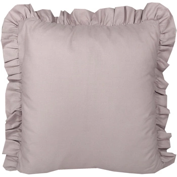 Poszewka bawełniana z falbanką 40x40 Brudny róż