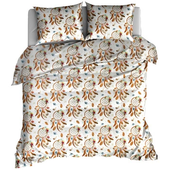 Pościel bawełniana Łapacz snów na bieli 160x200