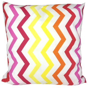 Poszewka bawełniana Słoneczne Zygzaki 45x45