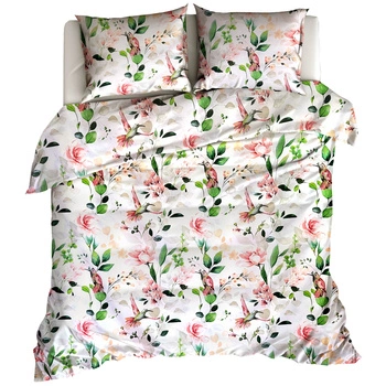 Pościel bawełniana Koliberki łososiowe 160x200