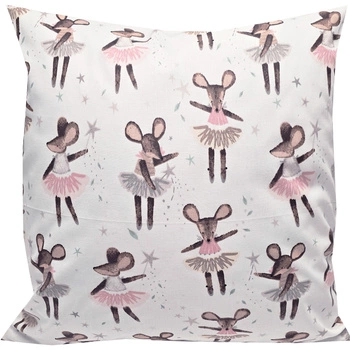 Poszewka bawełniana Myszki baletnice 45x45