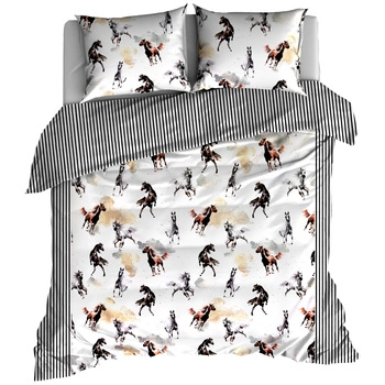 Pościel bawełniana Konie w galopie 180x200