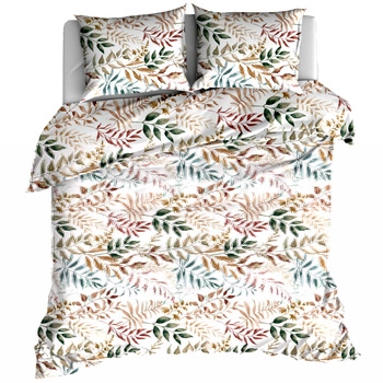 Pościel bawełniana Liście powiew 220x200