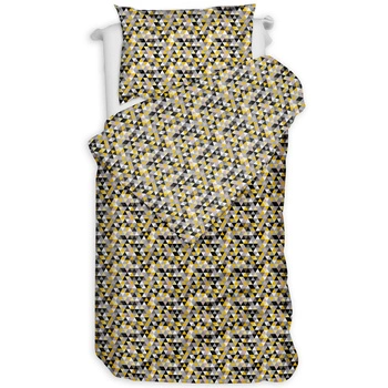 Pościel bawełniana Mozaika miodowa 140x200
